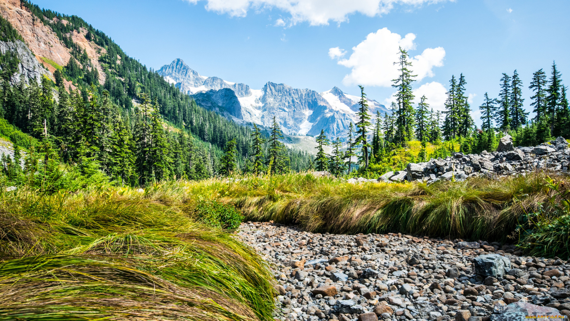 природа, горы, простор