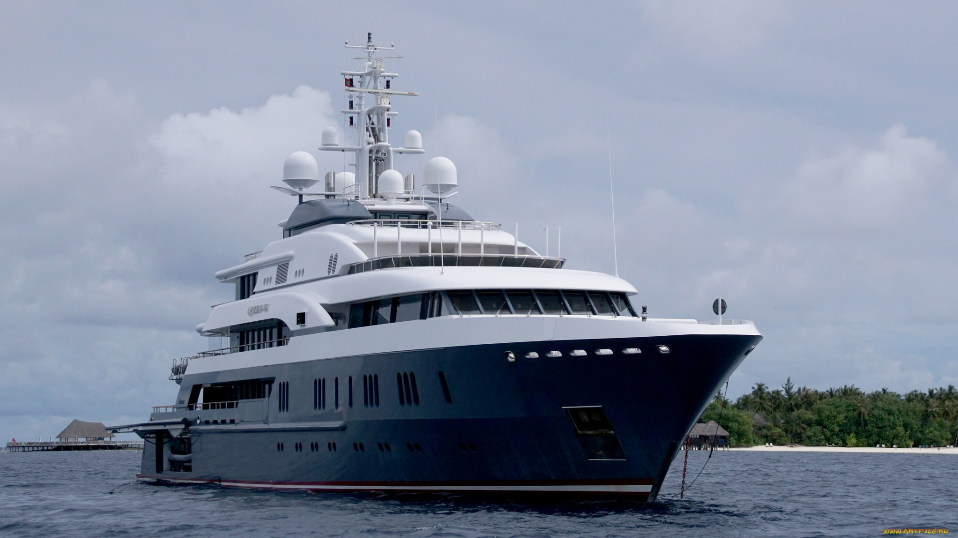 superyacht, queen, корабли, Яхты, суперяхта