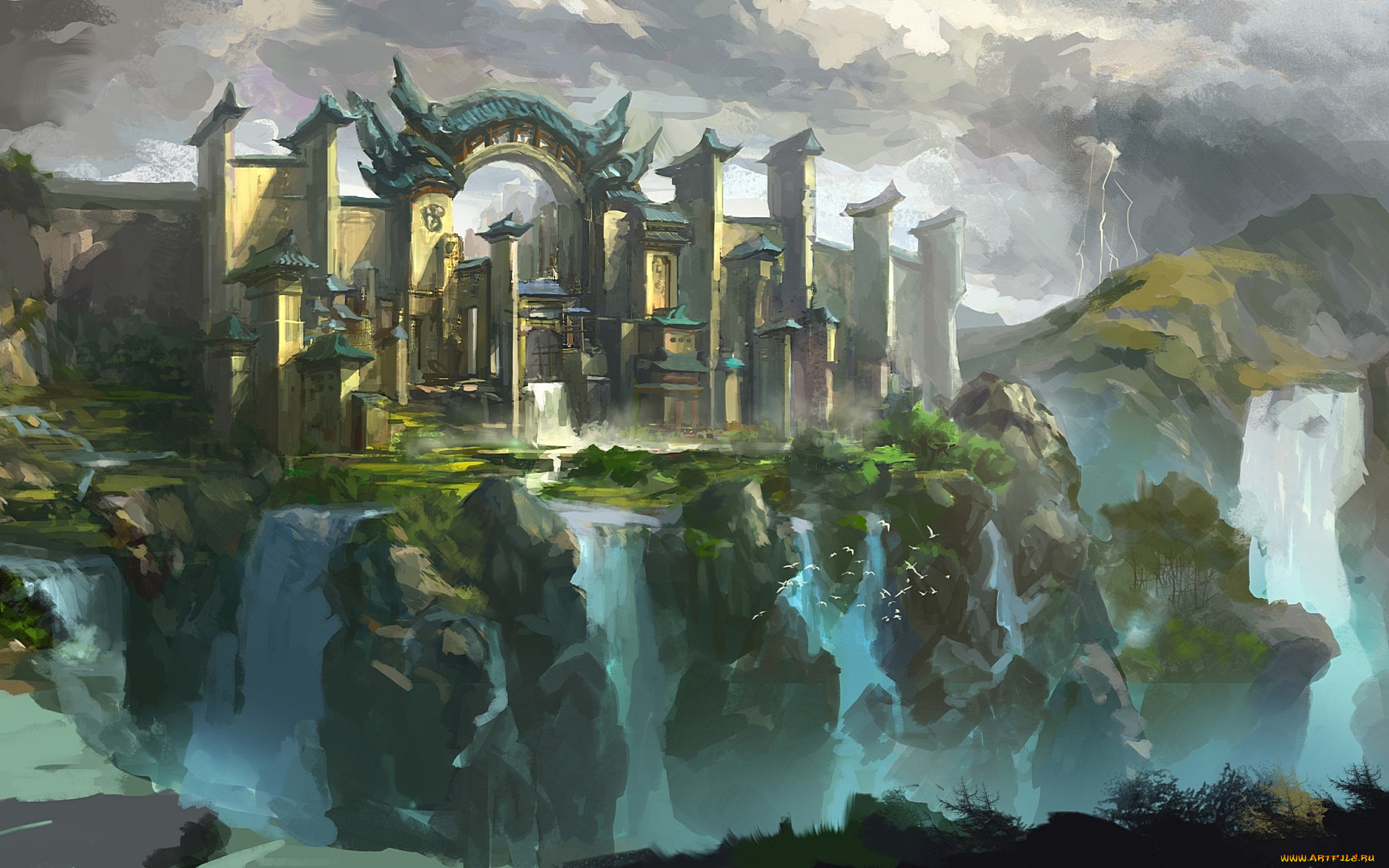 календари, фэнтези, постройка, сооружение, 2018