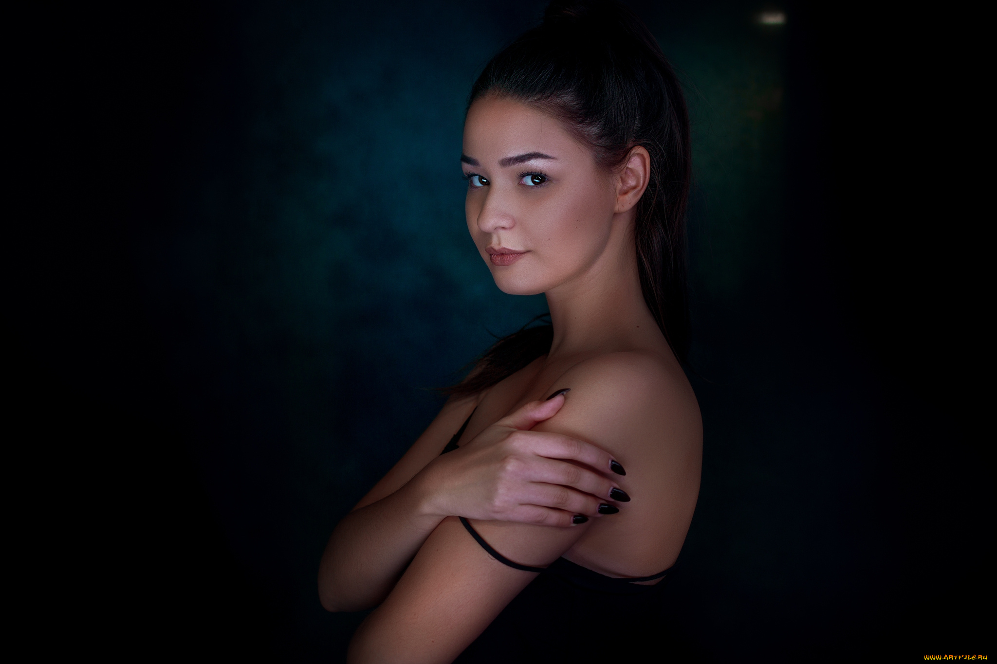 девушки, -unsort, , брюнетки, темноволосые, взгляд, лицо