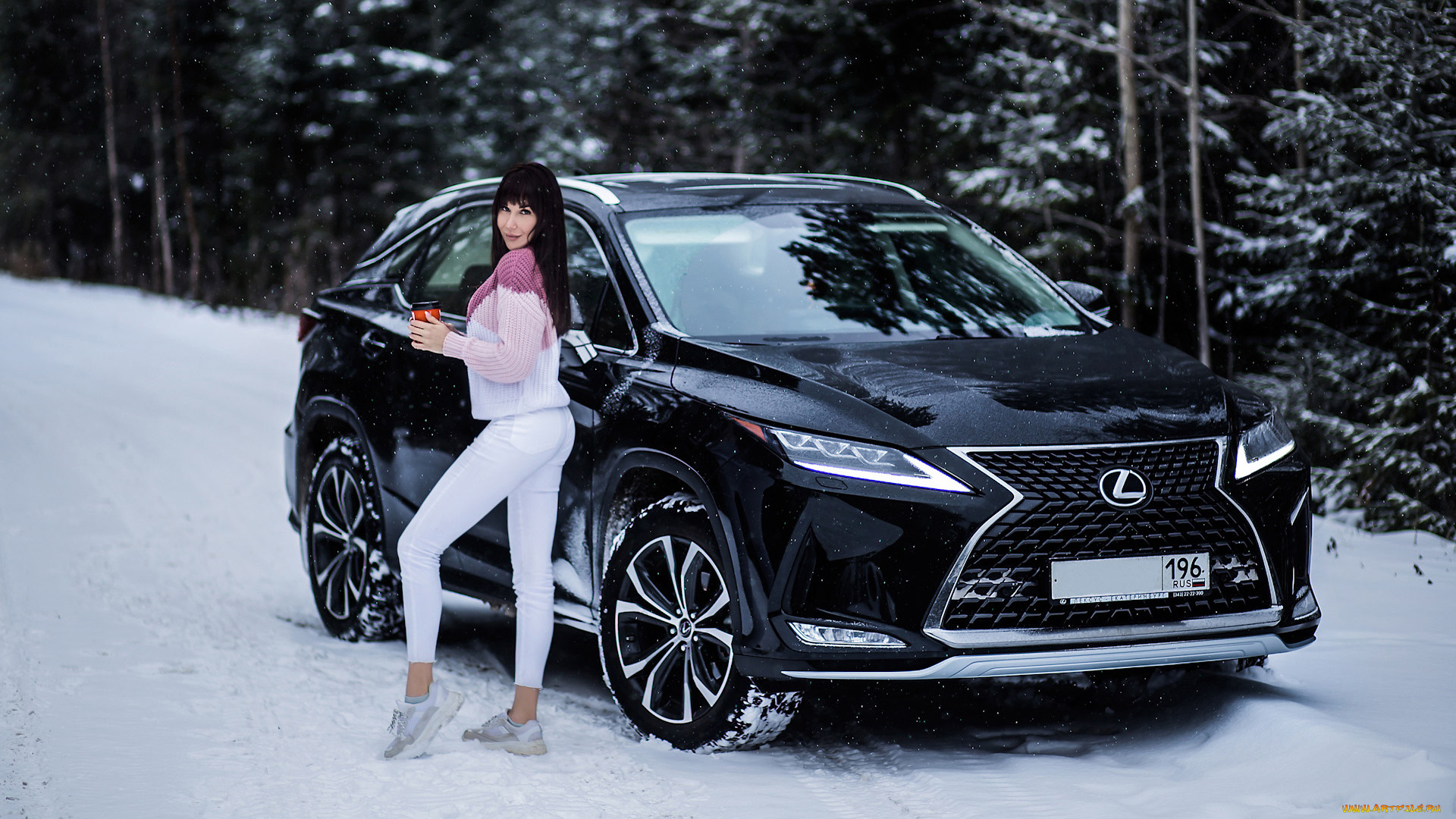 автомобили, -авто, с, девушками, lexus