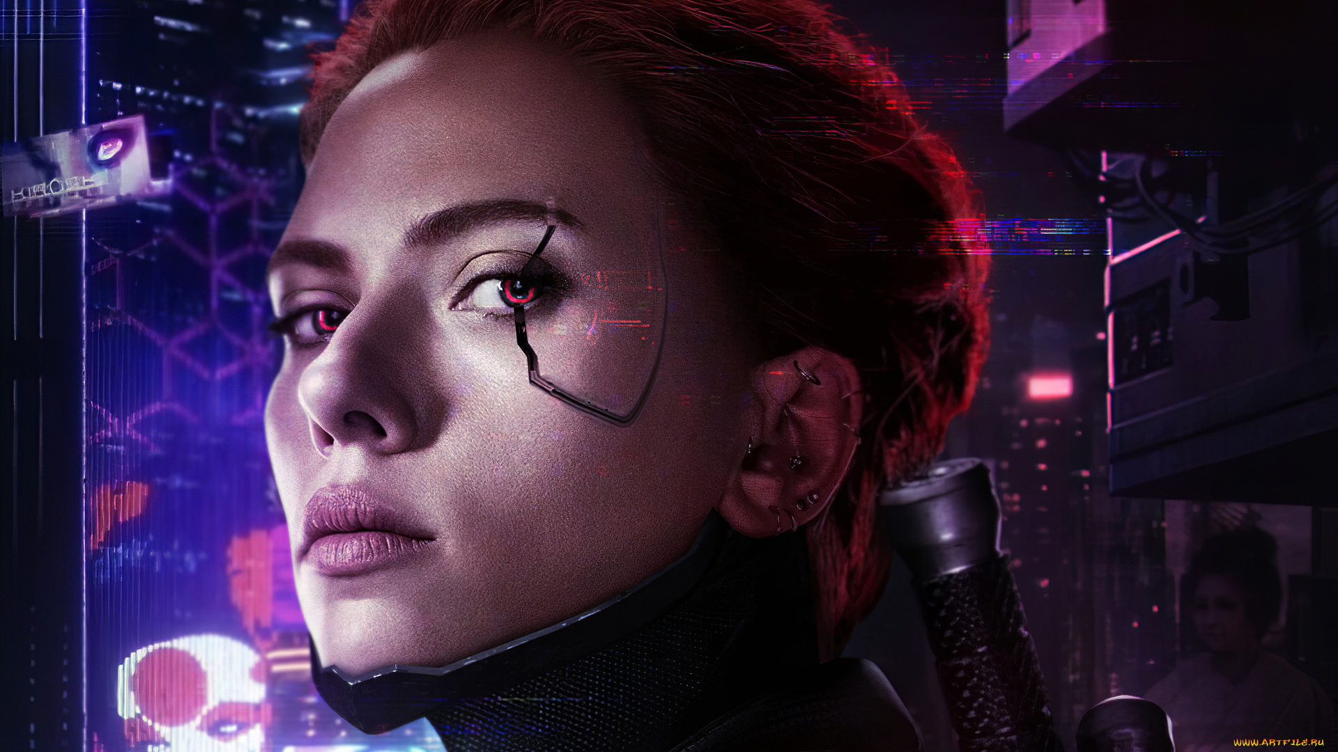 рисованное, кино, арт, avengers, black, widow, cyberpunk, 2077