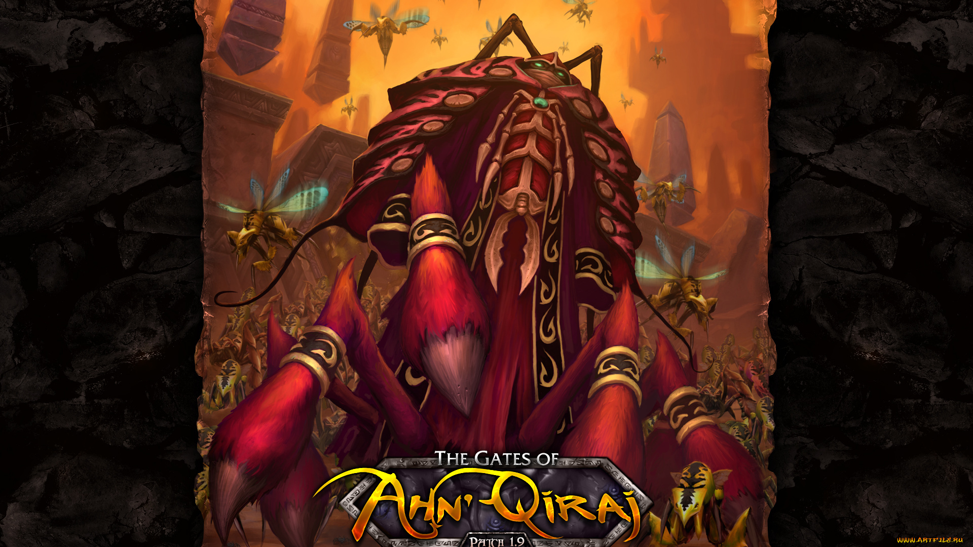 видео, игры, world, of, warcraft, монстр, город, насекомые