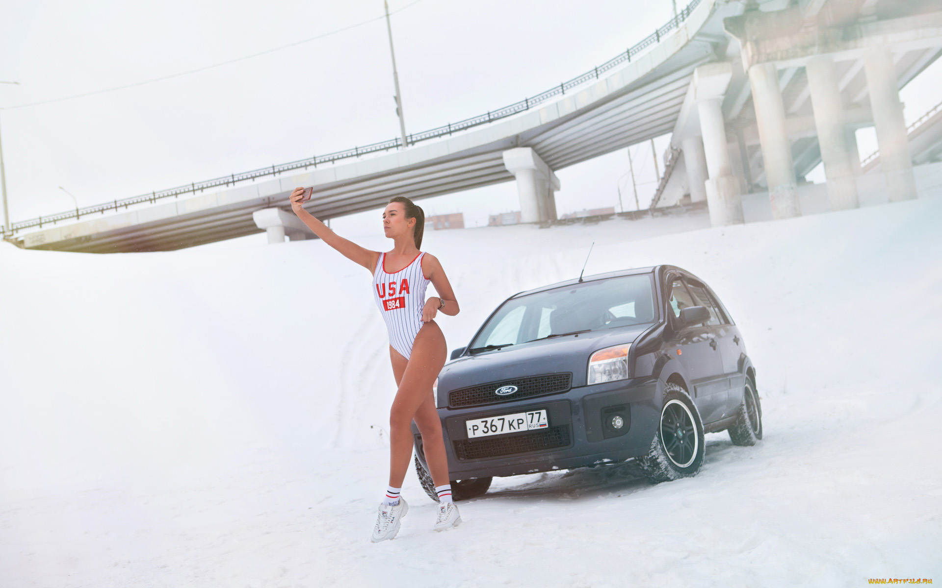 автомобили, -авто, с, девушками, ford, fusion