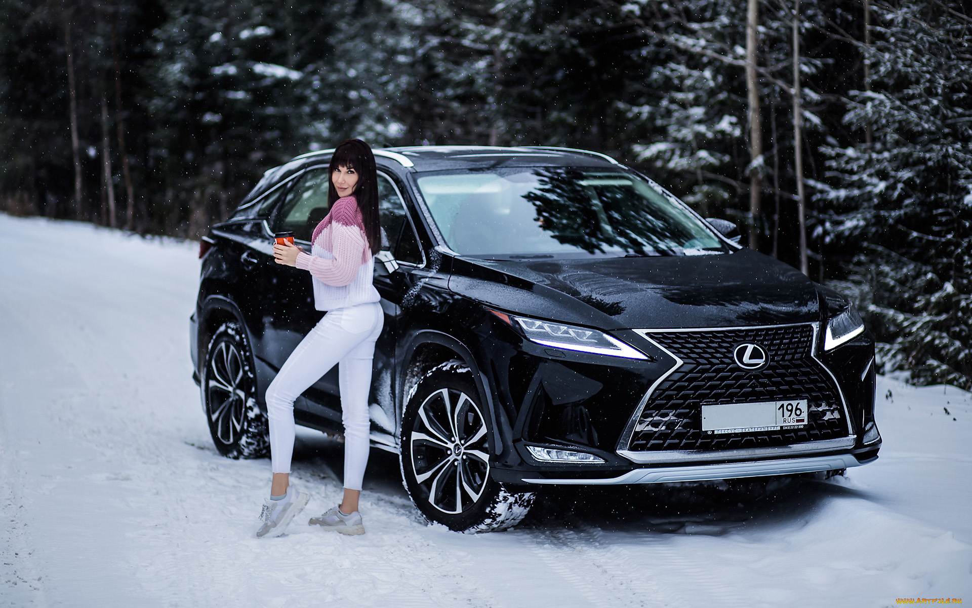 автомобили, -авто, с, девушками, lexus