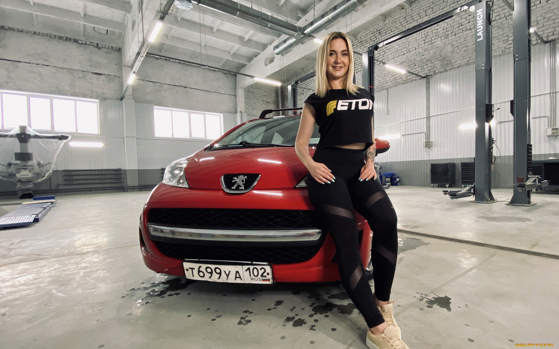 автомобили, -авто, с, девушками, peugeot, 107