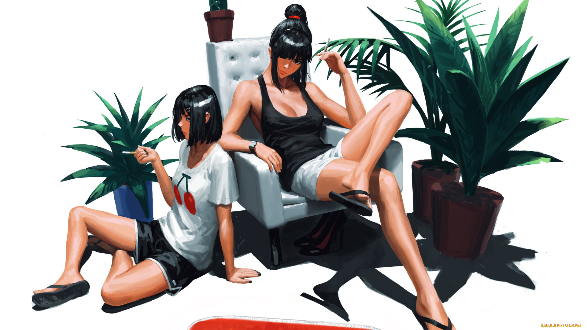 guweiz, рисованное, девушка