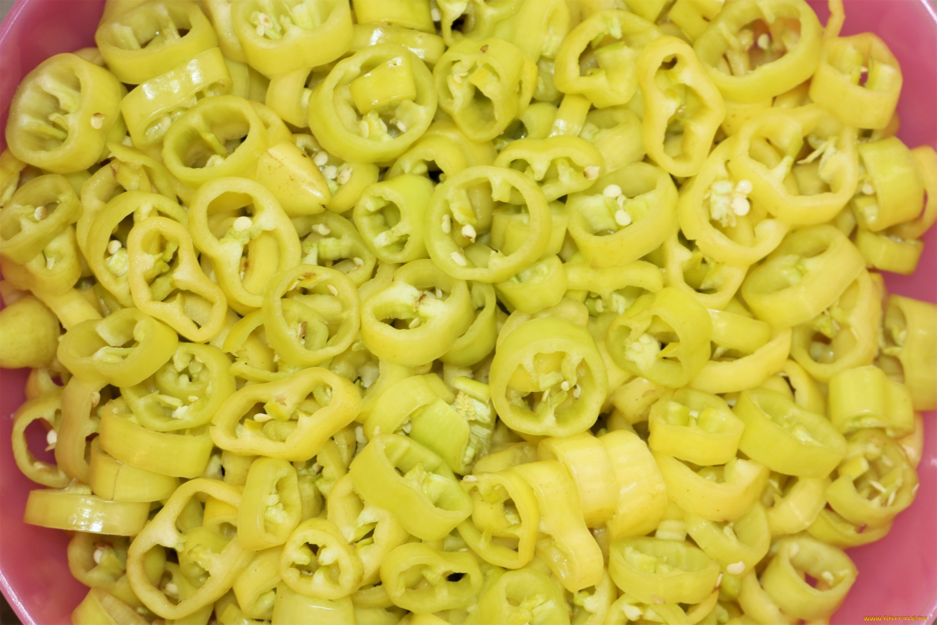 еда, перец, нарезанный, зеленый