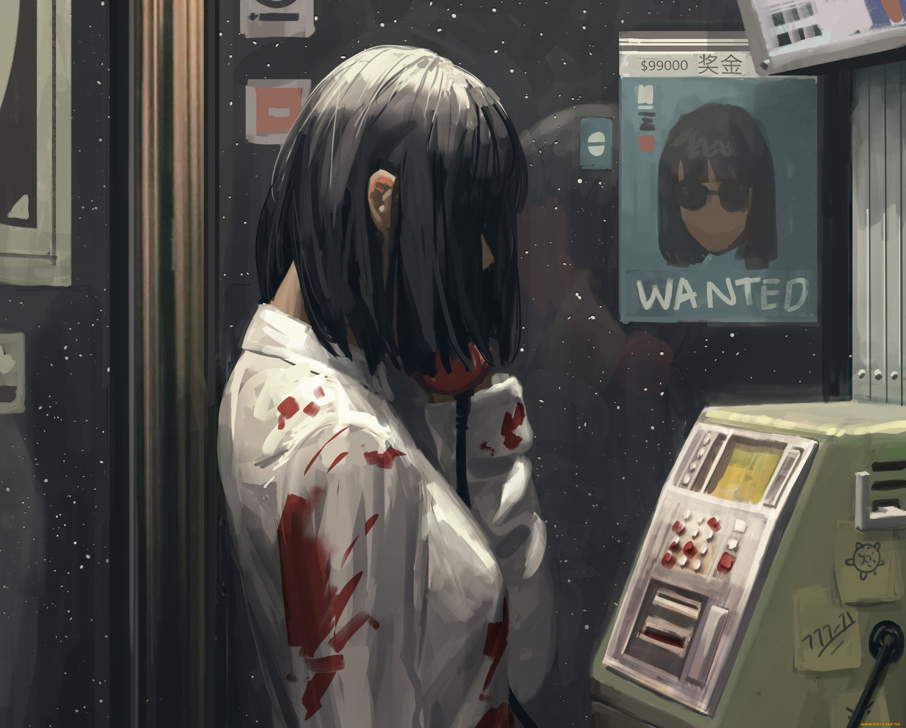 guweiz, рисованное, девушка