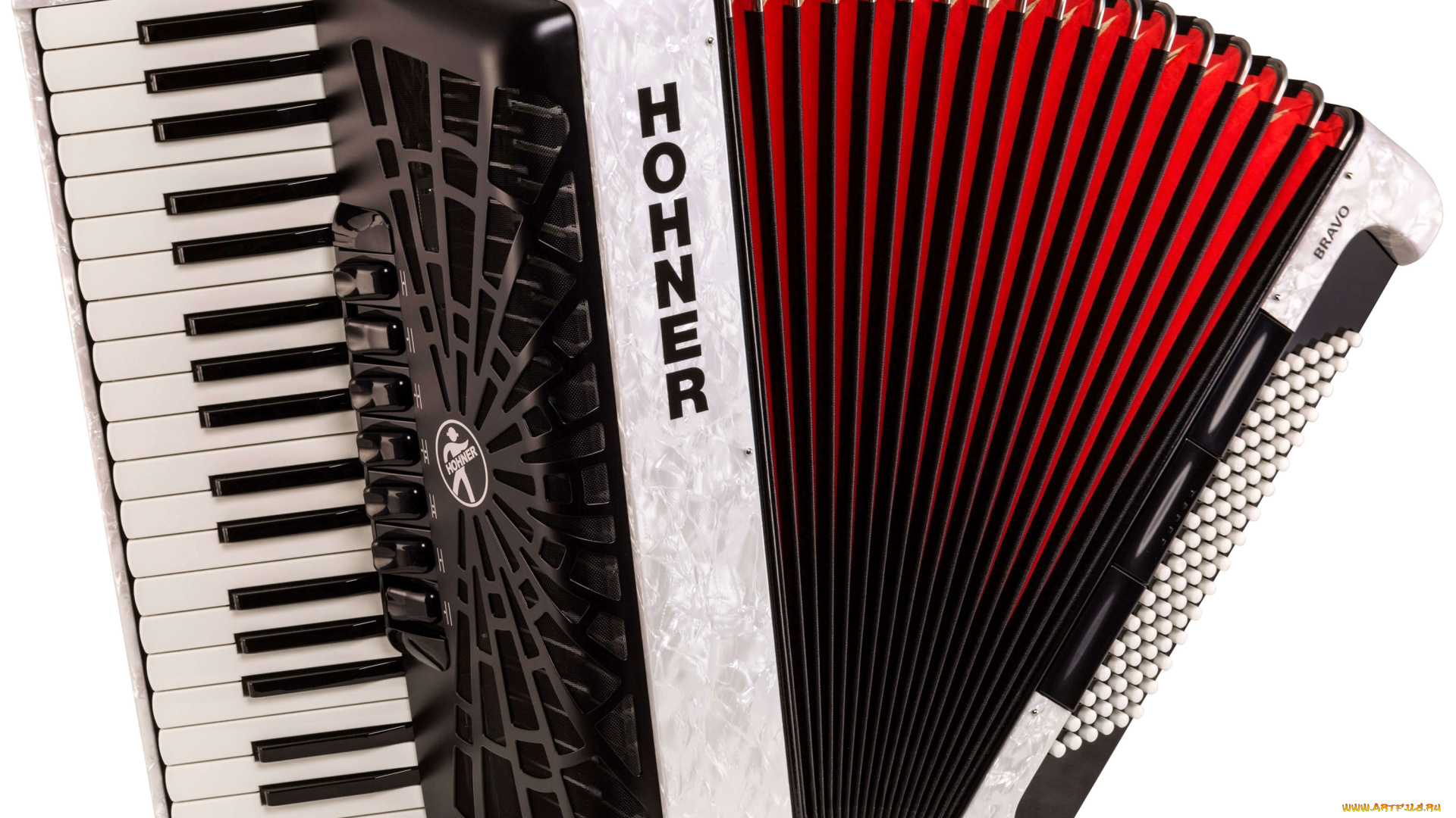 аккордеон, hohner, bravo, музыка, -музыкальные, инструменты, аккордеон, hohner, bravo