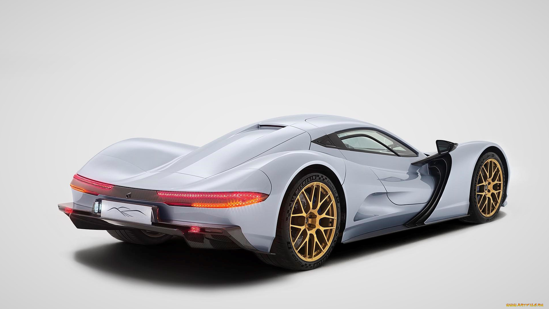 спорт, автоспорт, aspark, owl, экстерьер, вид, сзади, электрический, гиперкар, спортивный, автомобиль, серый