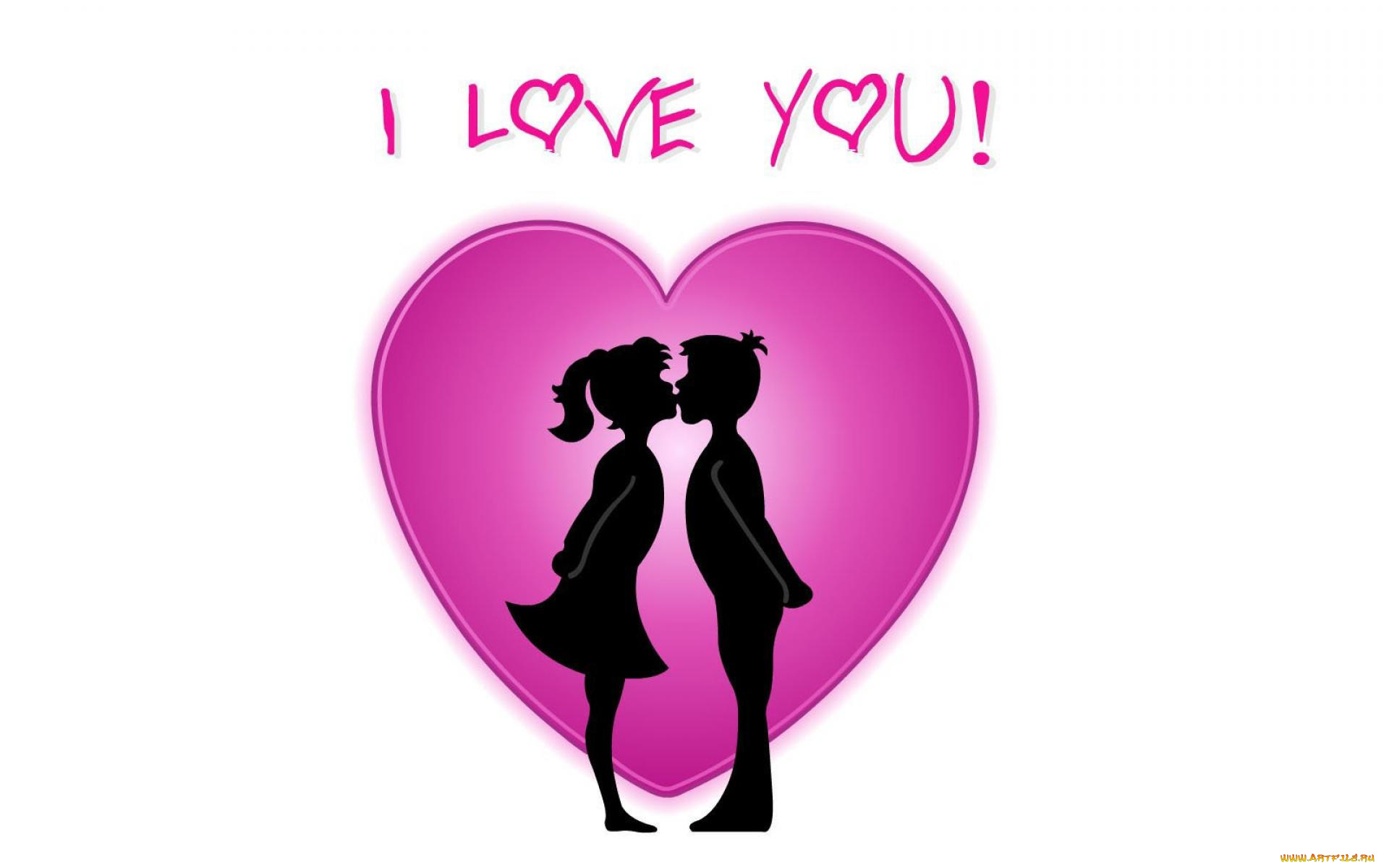 векторная, графика, люди, , people, пара, поцелуй, сердечко