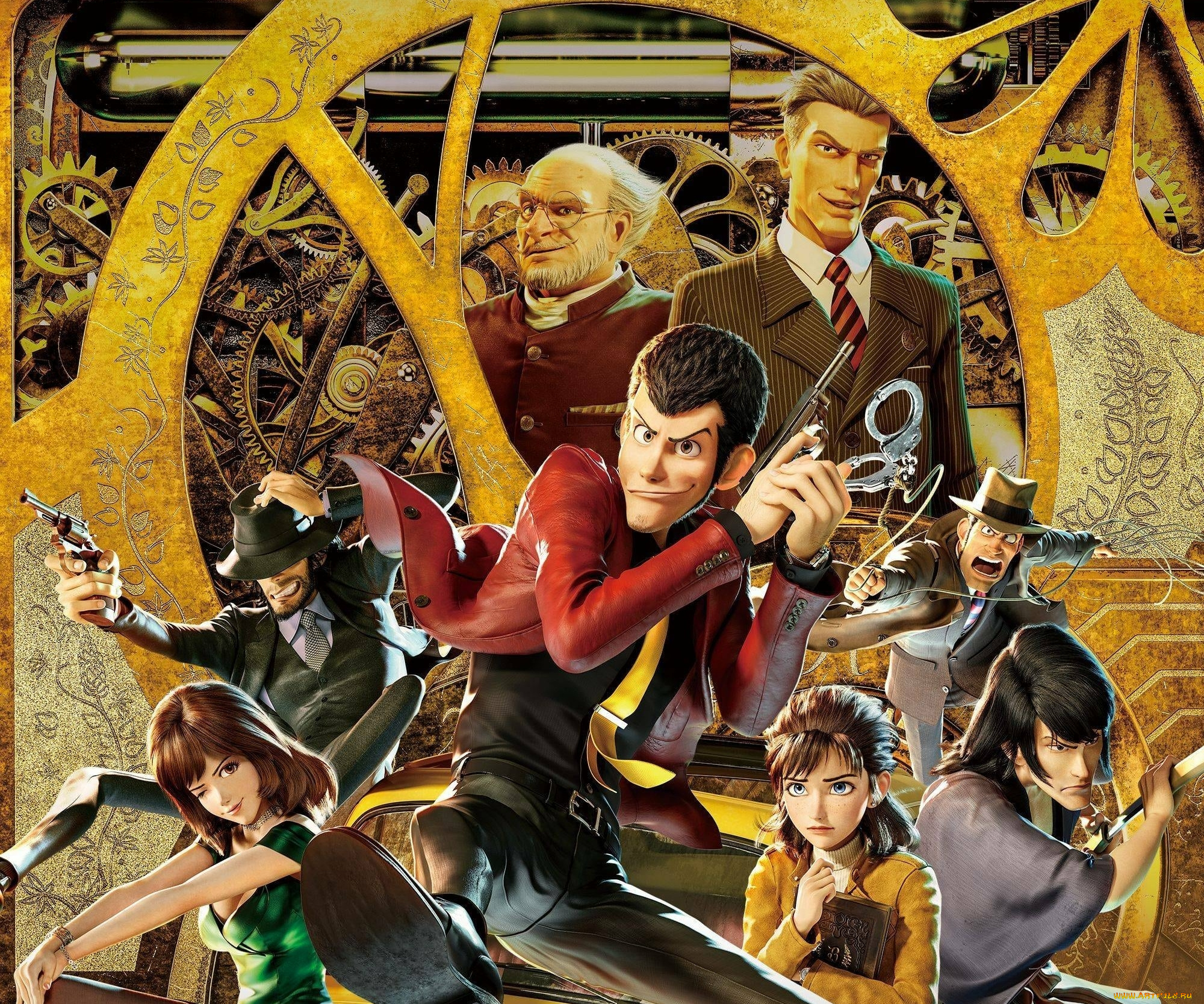 lupin, iii, , the, first, , 2019, мультфильмы, , the, first, люпен, первый, аниме, мультфильм, япония