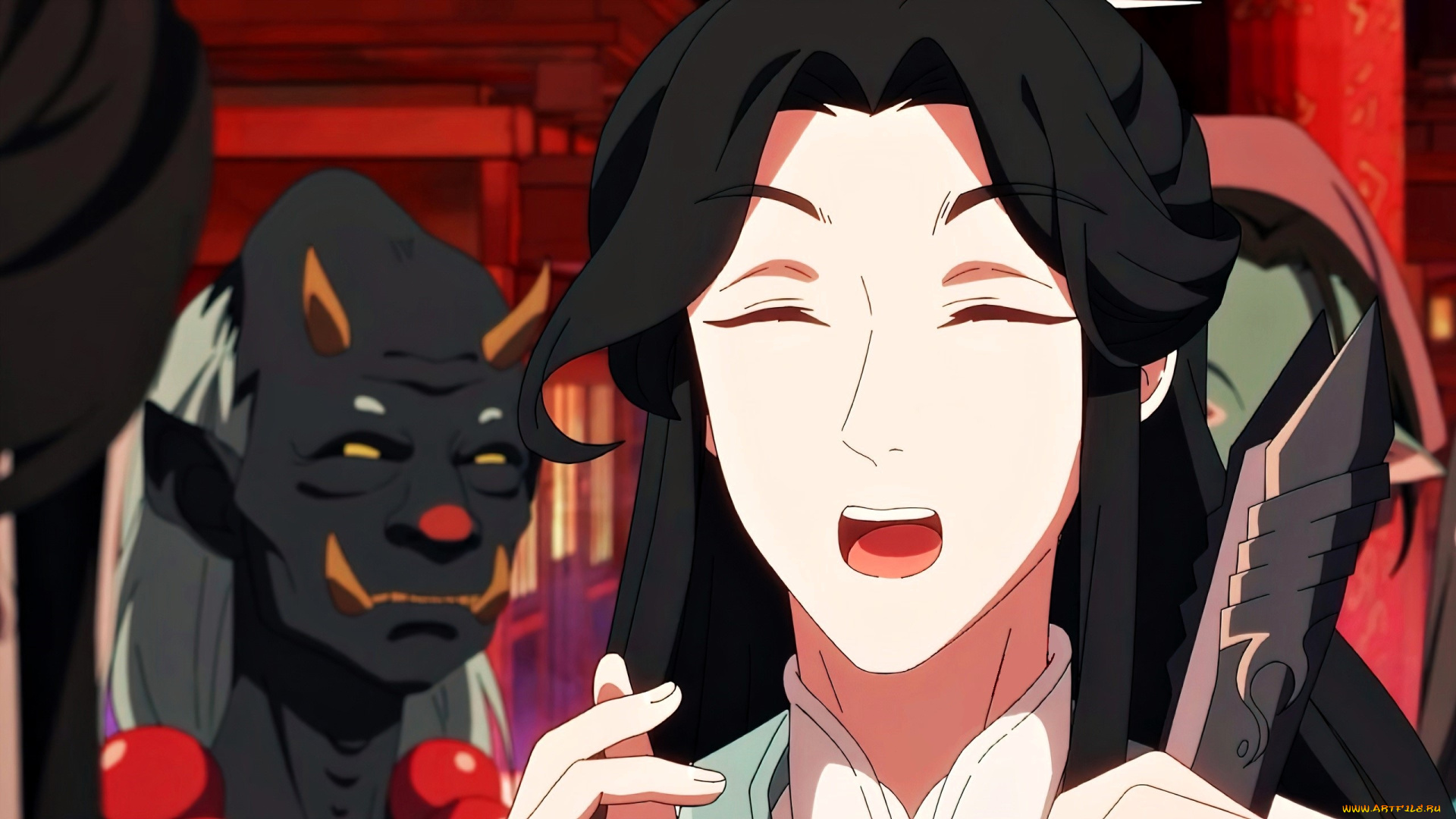 аниме, tian, guan, ci, fu, персонажи