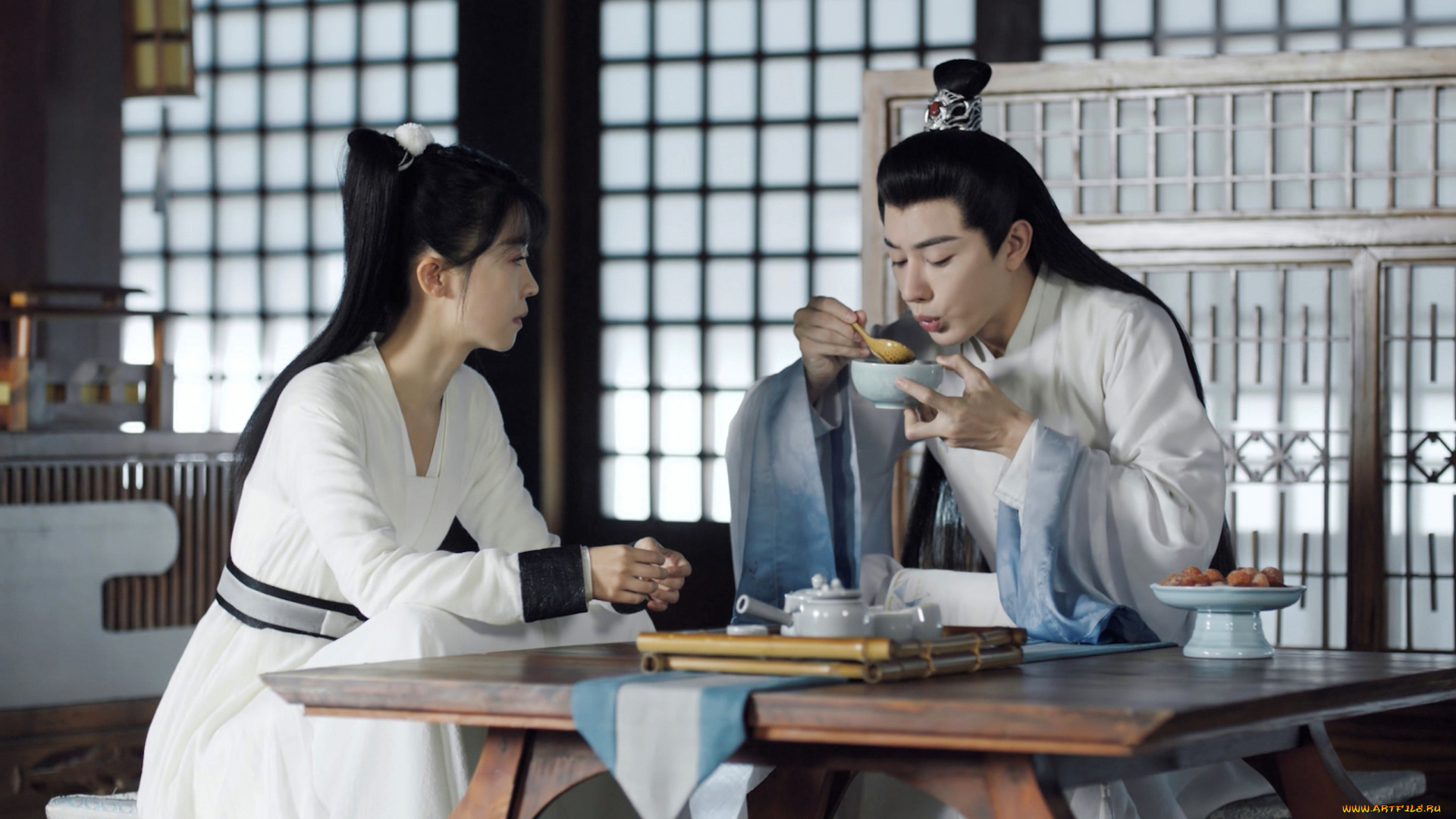 кино, фильмы, the, inextricable, destiny, девушка, парень, еда