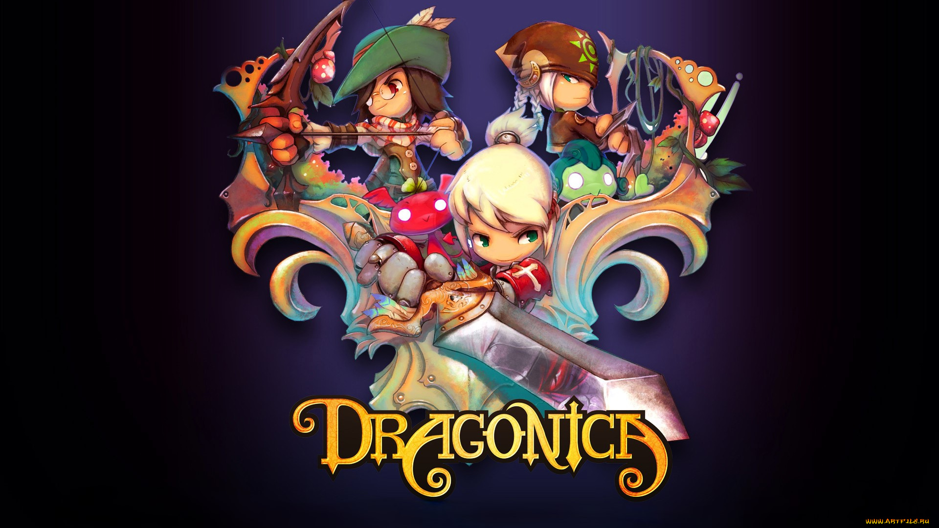 видео, игры, dragonica, персонажи, оружие