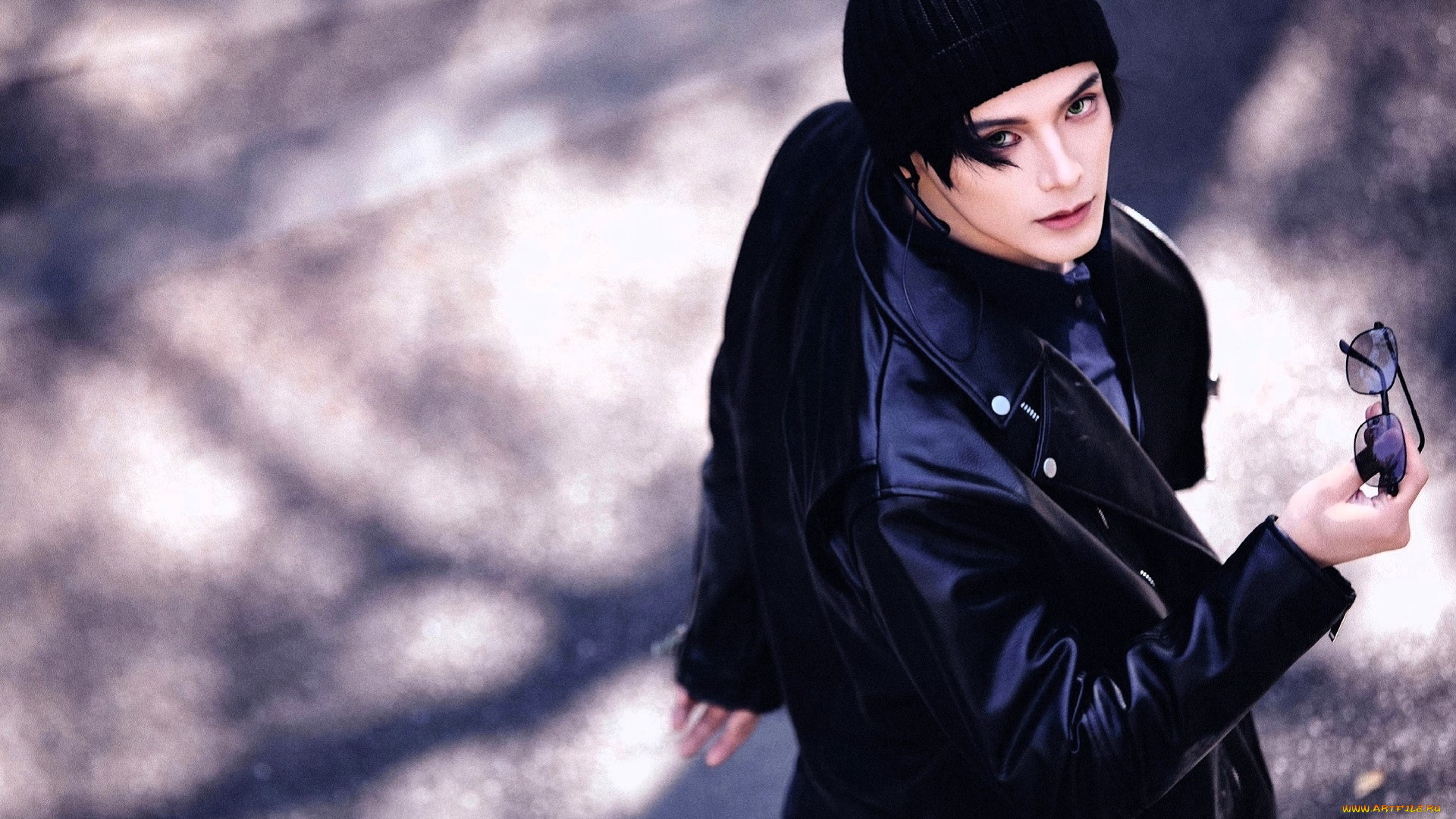 yao, chi, мужчины, шапка, взгляд, куртка, очки