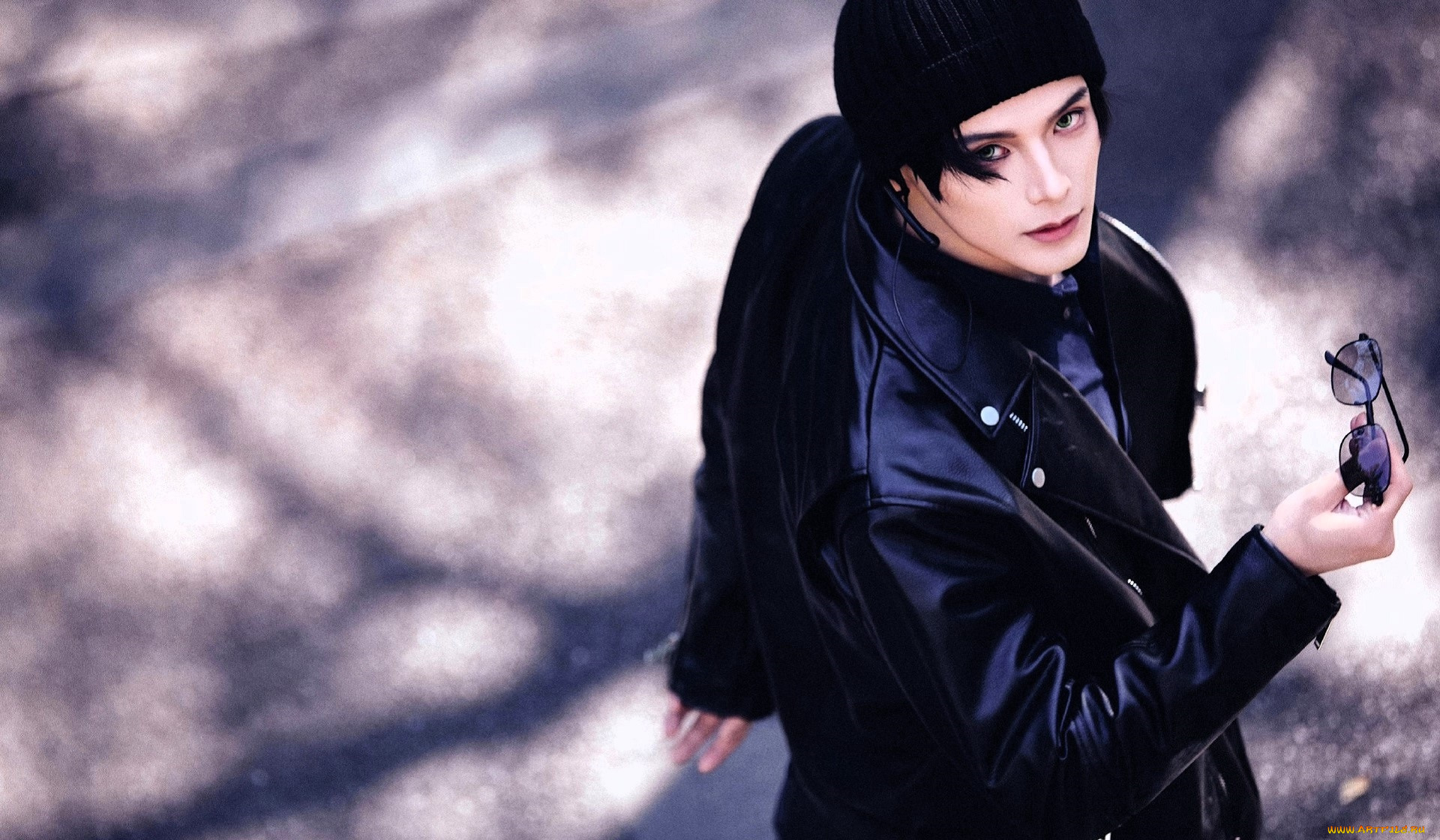 yao, chi, мужчины, шапка, взгляд, куртка, очки