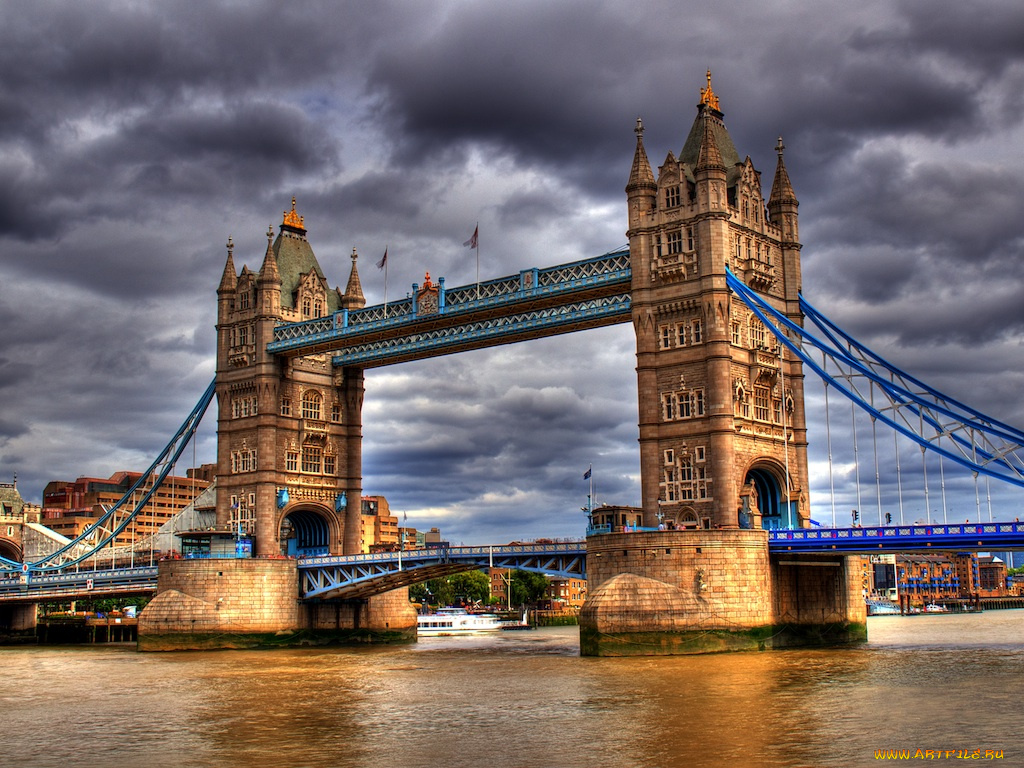 города, лондон, великобритания