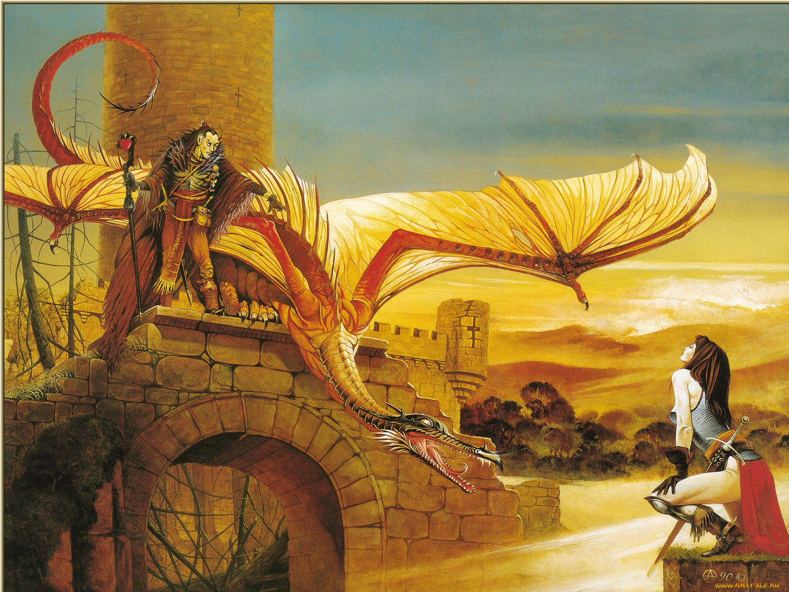 фэнтези, драконы