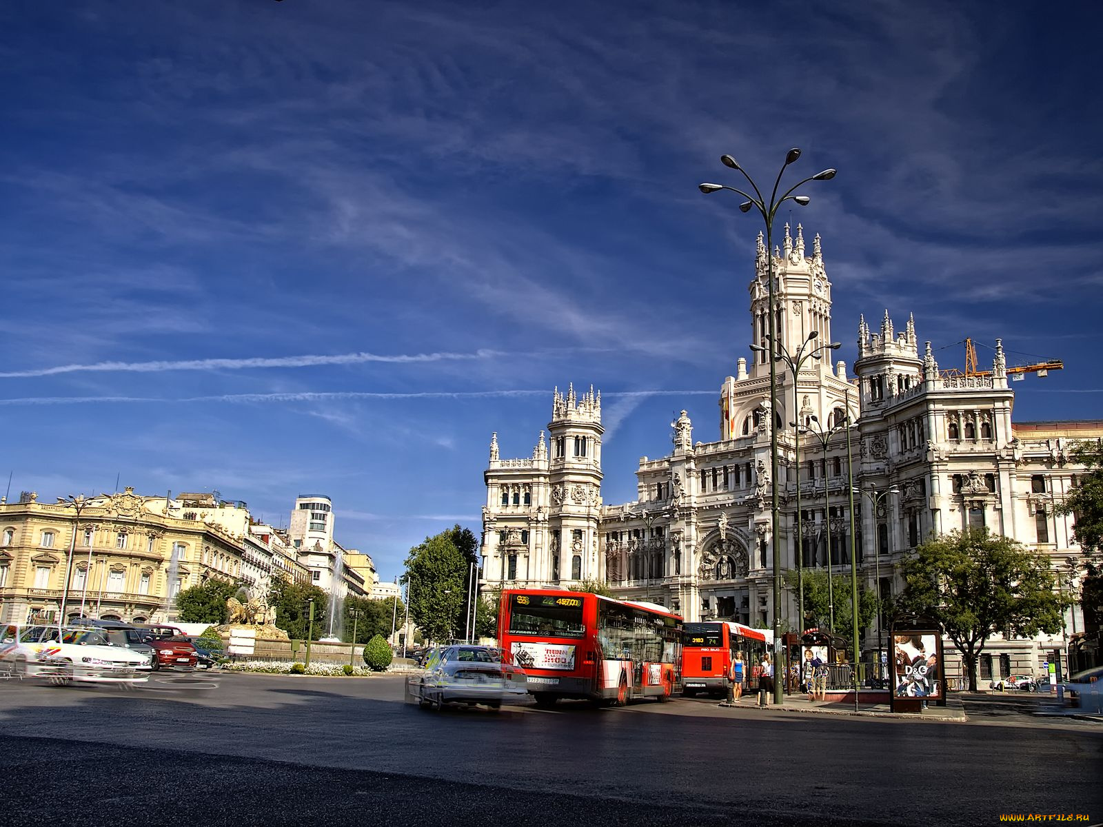 города, мадрид, испания