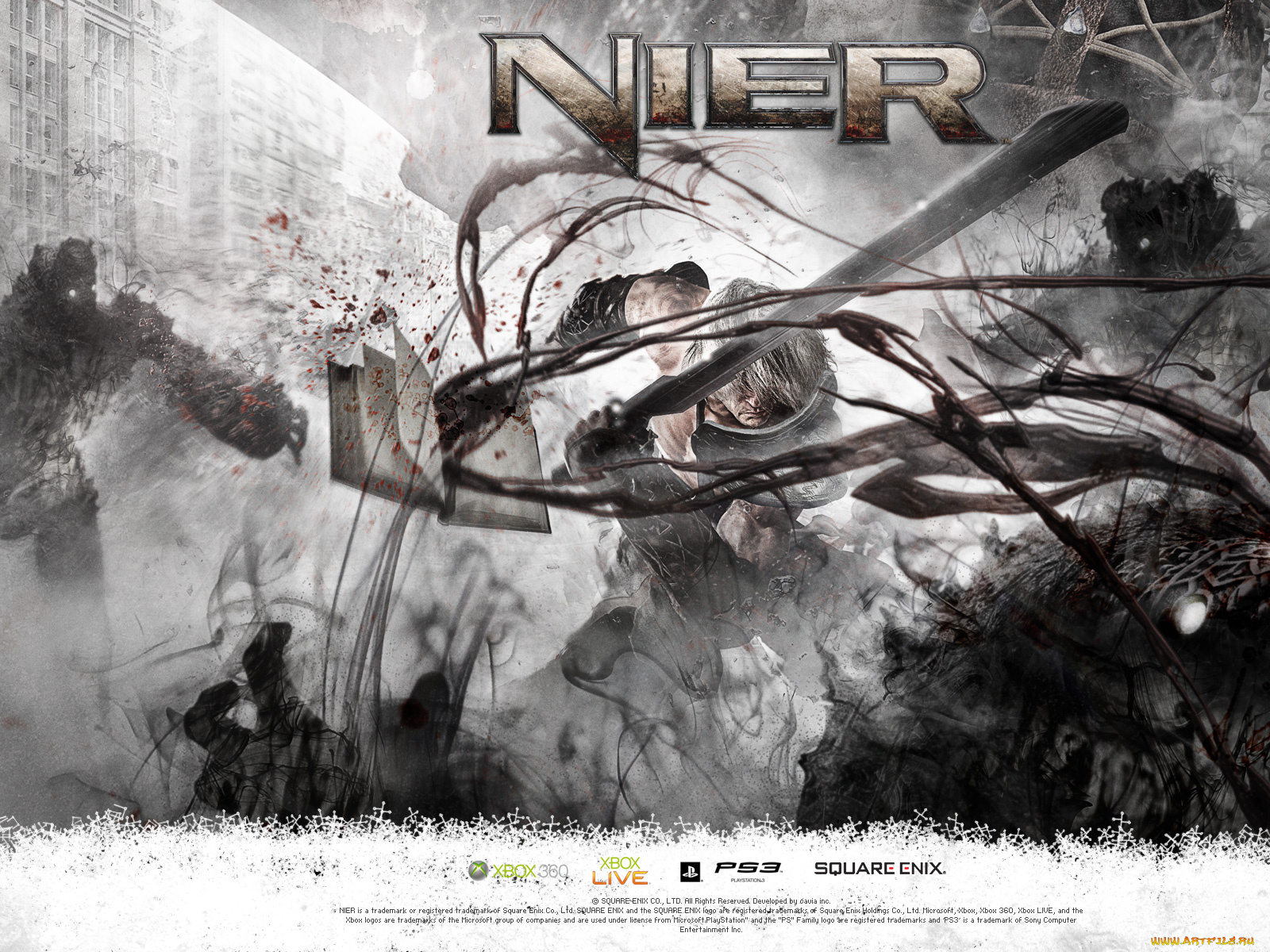 nier, видео, игры