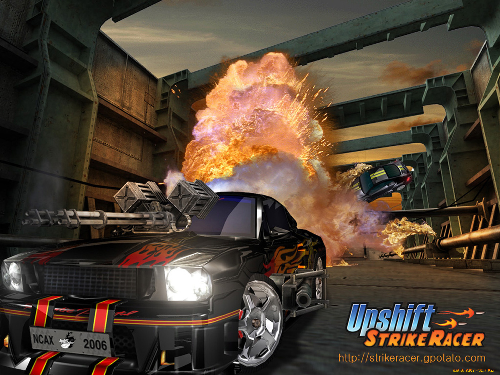 upshift, strike, racer, видео, игры