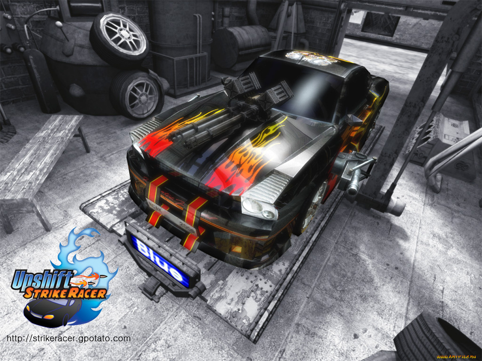 upshift, strike, racer, видео, игры