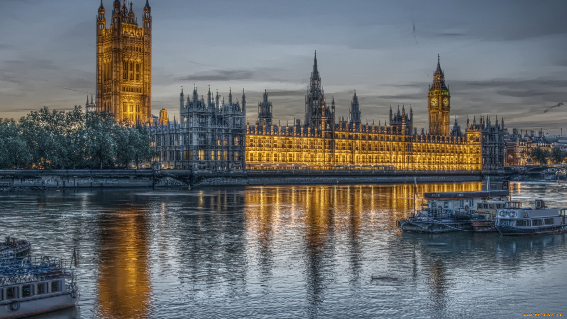 города, лондон, великобритания