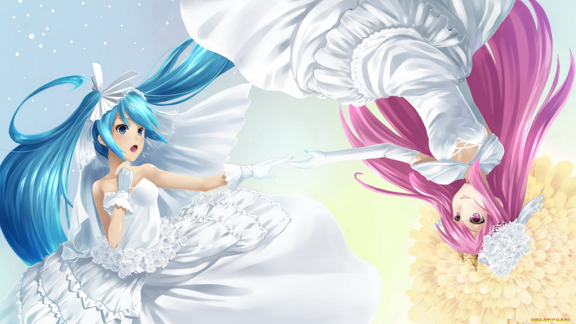 аниме, vocaloid, девушки