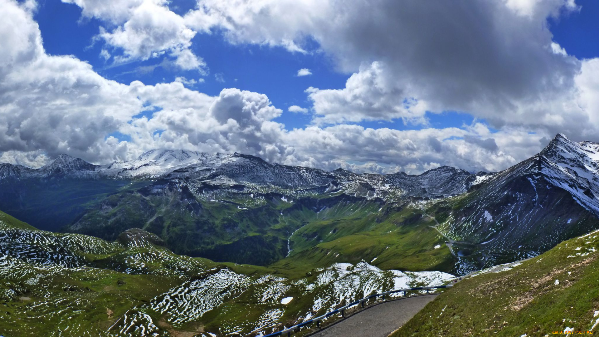 национальный, парк, hohe, tauern, природа, горы, австрия
