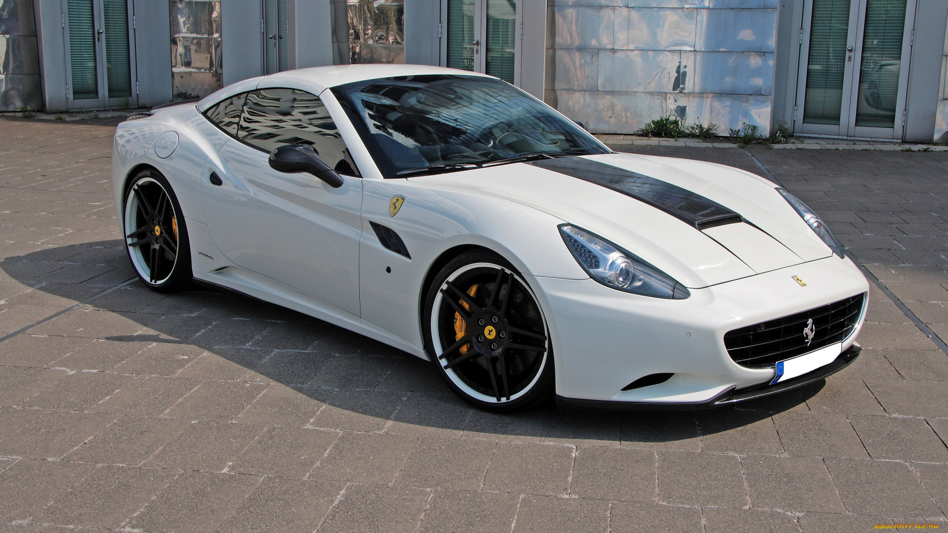 2010, ferrari, california, автомобили, ferrari, белый, california