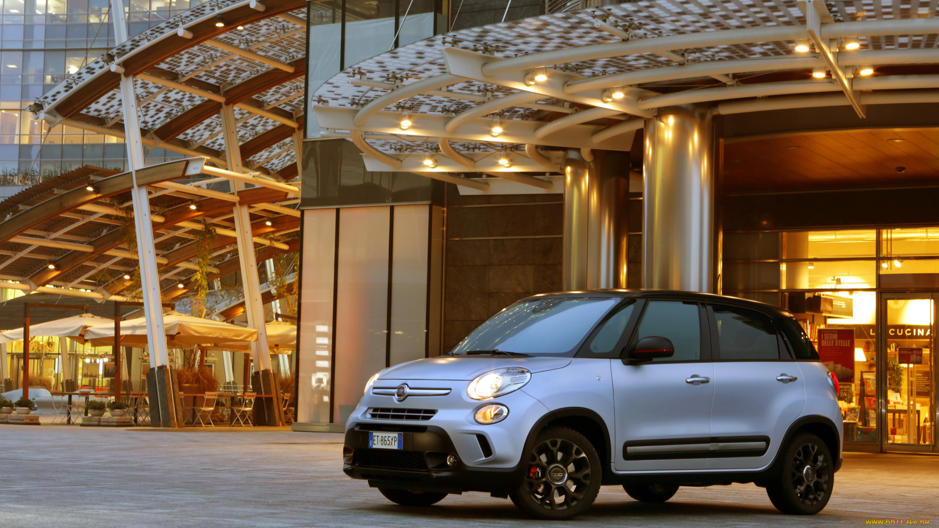 2014, fiat, 500l, beats, edition, автомобили, fiat, серебристый, тюнинг