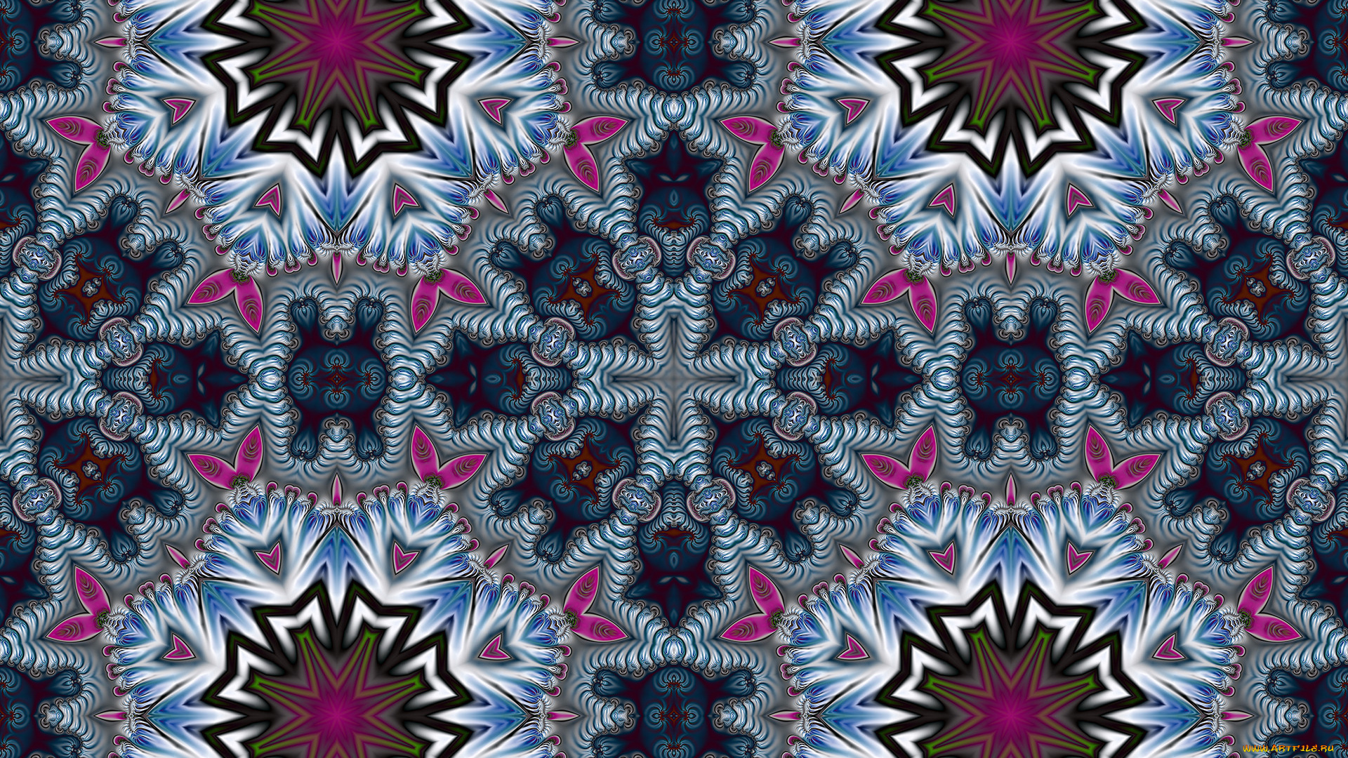 3д, графика, fractal, , фракталы, фон, цвета, узор