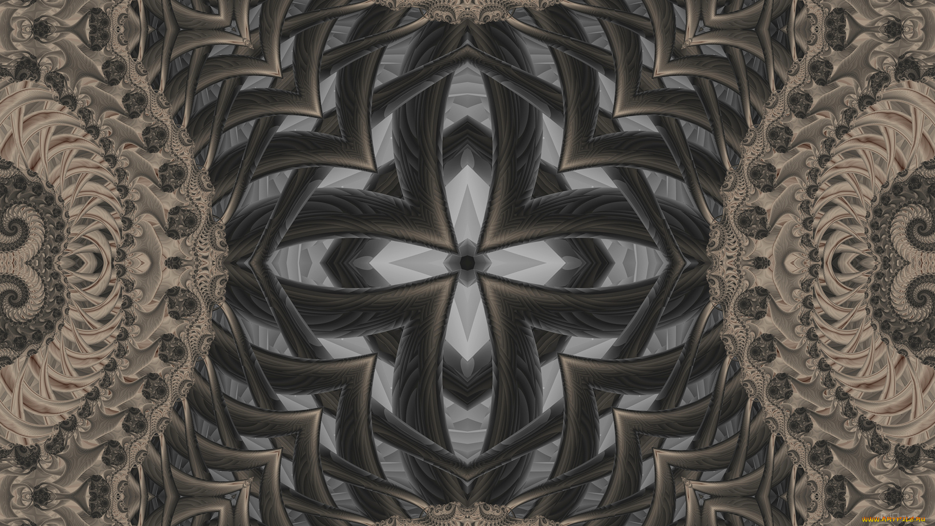 3д, графика, fractal, , фракталы, фон, цвета, узор