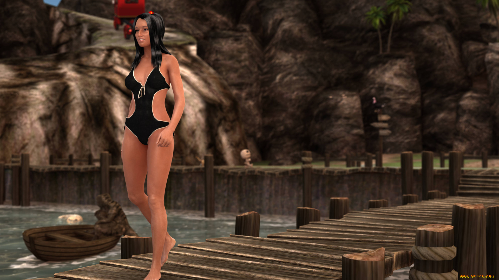 3д, графика, people, , люди, взгляд, девушка