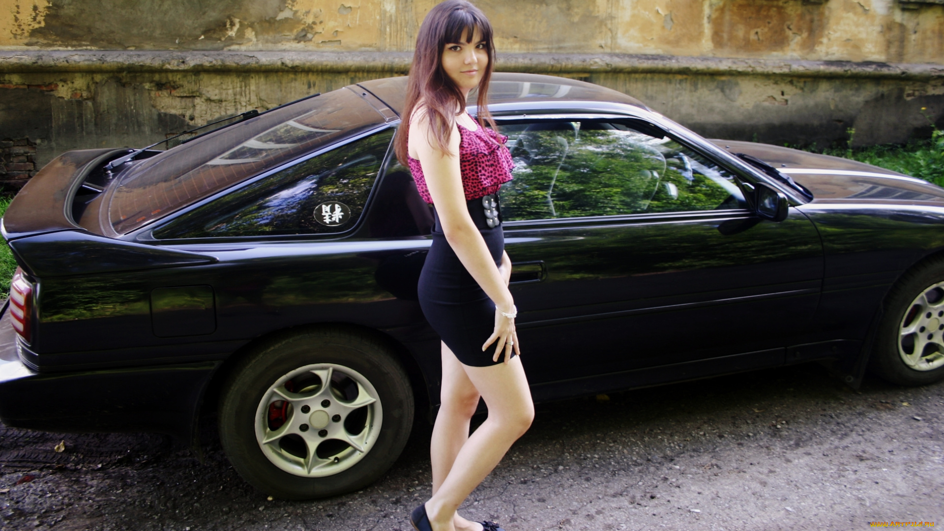 автомобили, авто, с, девушками, улыбка, автомобиль, девушка