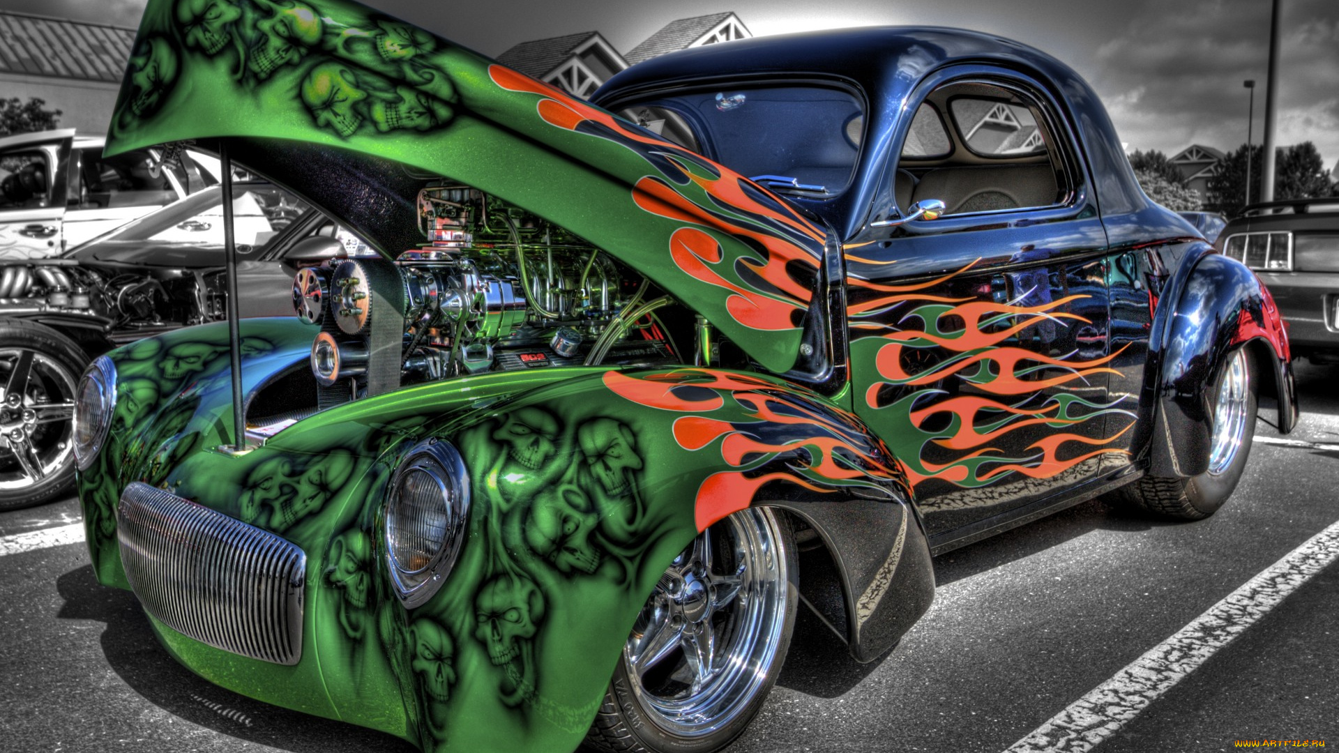 автомобили, выставки, и, уличные, фото, тюнинг, авто