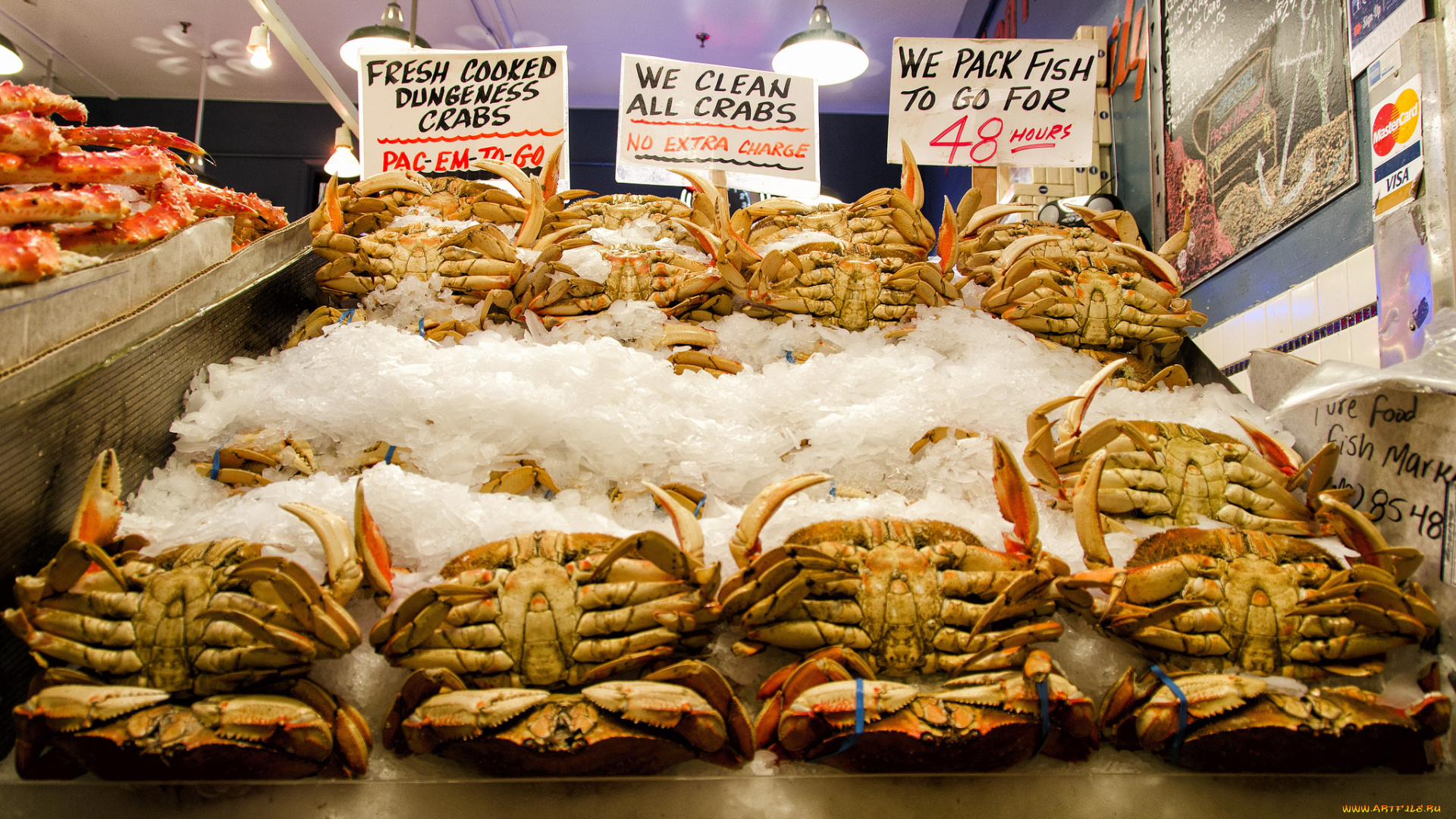 еда, рыба, , морепродукты, , суши, , роллы, крабы, прилавок