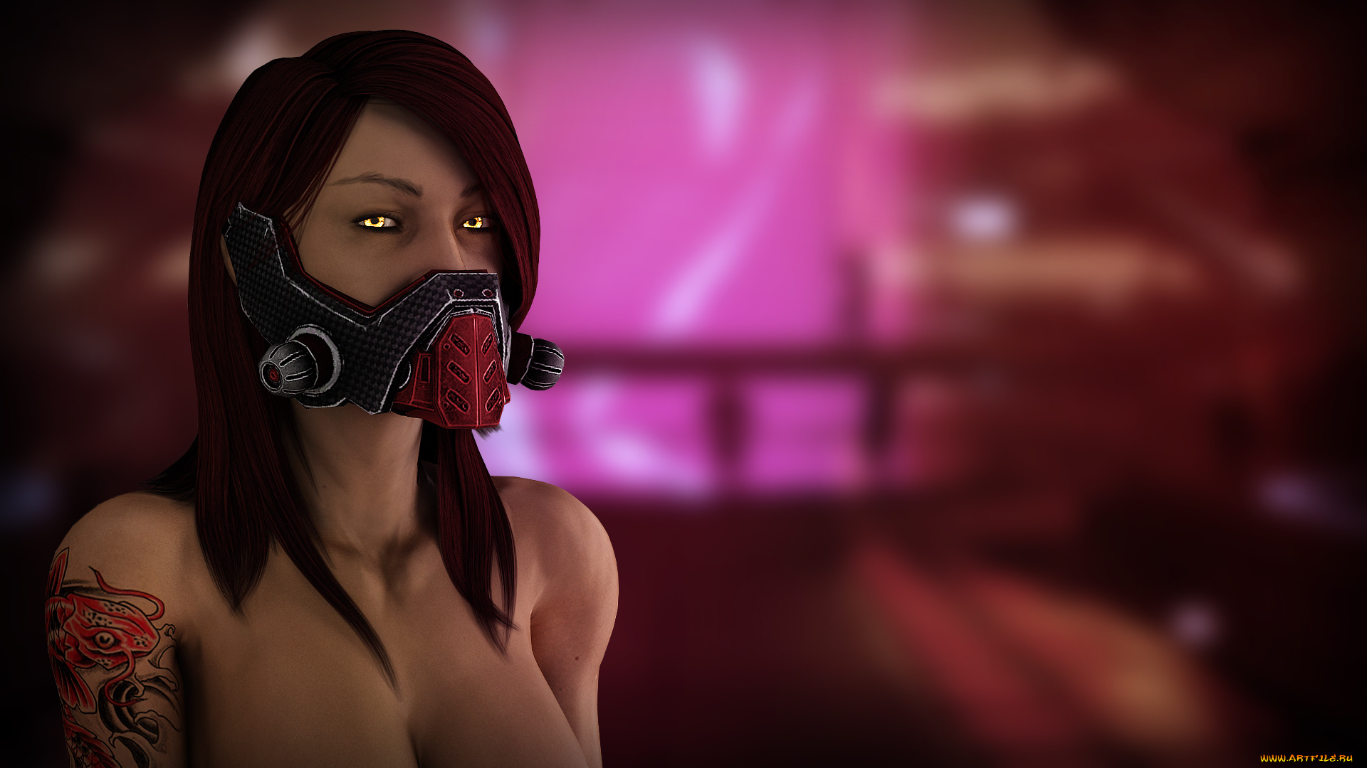 mass, effect, видео, игры, mass, effect, девушка