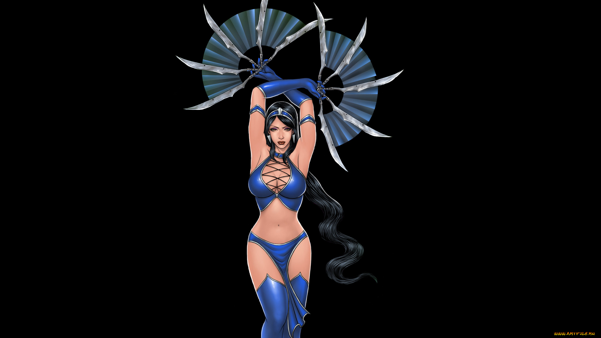 mortal, kombat, видео, игры, mortal, kombat, , 2011, китана, девушка, mortal, kombat