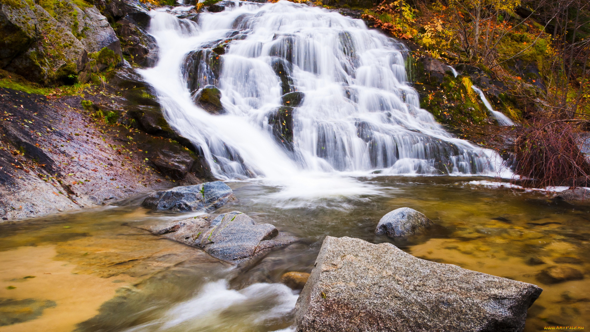 природа, водопады, сша, водопад, калифорния