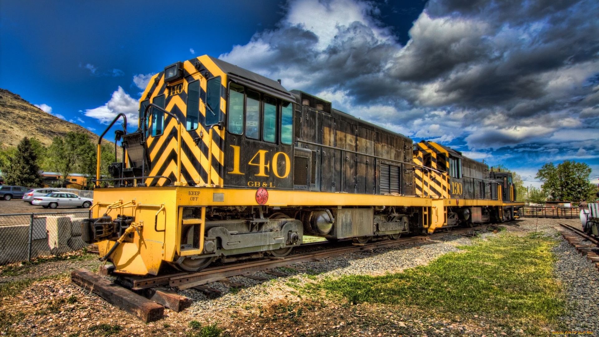 техника, локомотивы, рельсы, локомотив