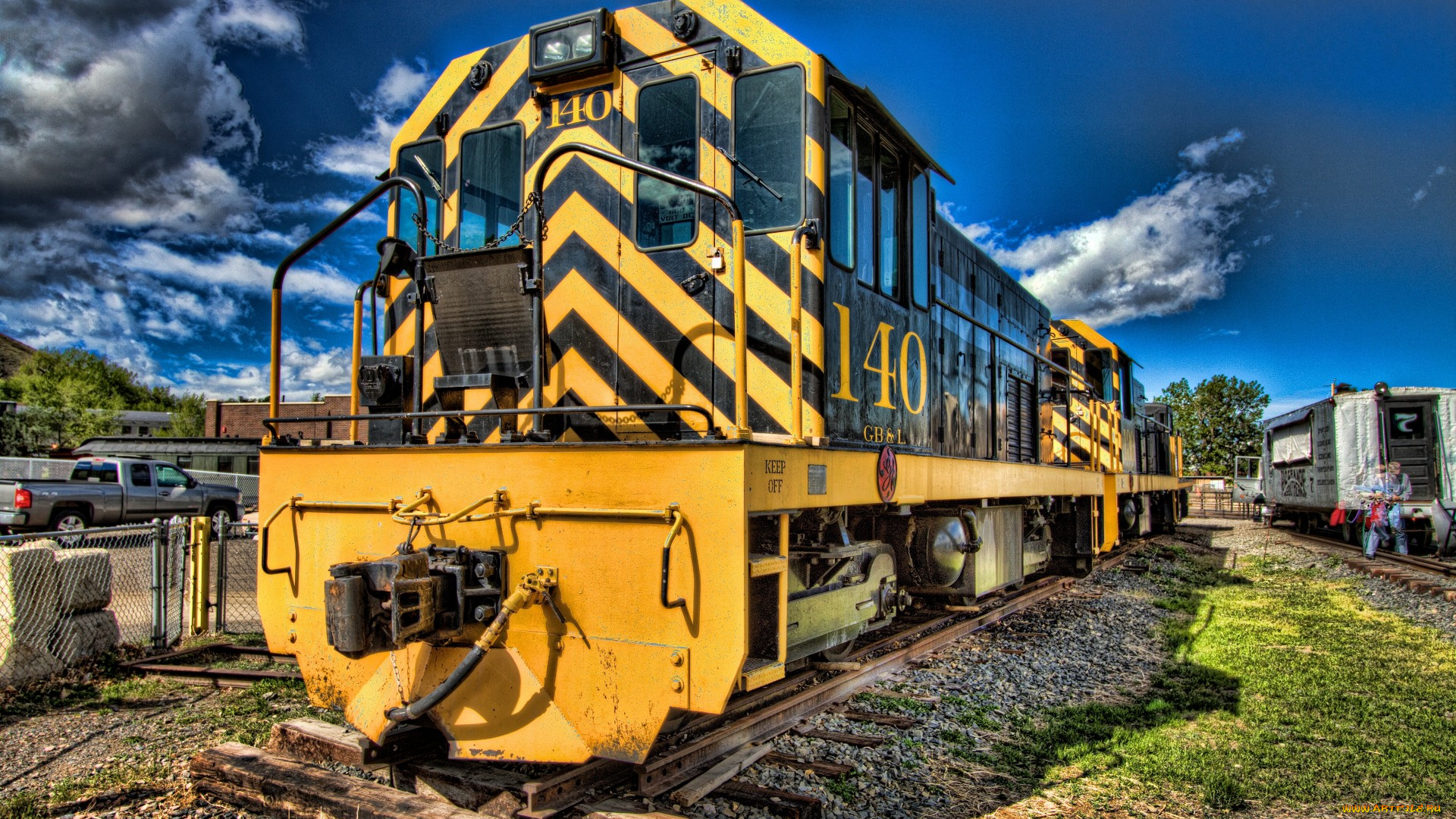 техника, локомотивы, рельсы, локомотив