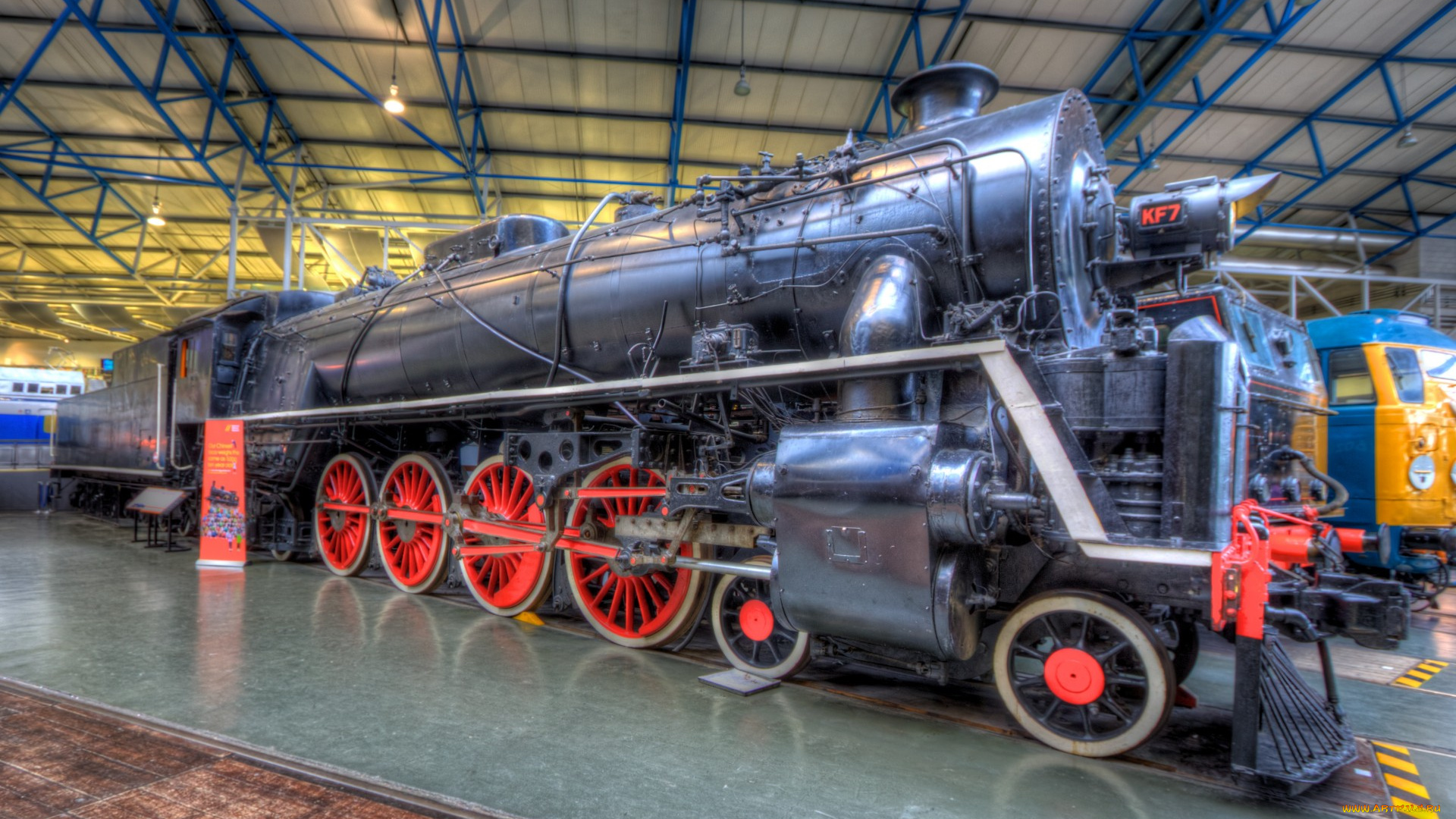 техника, паровозы, паровоз, музей, экспонат