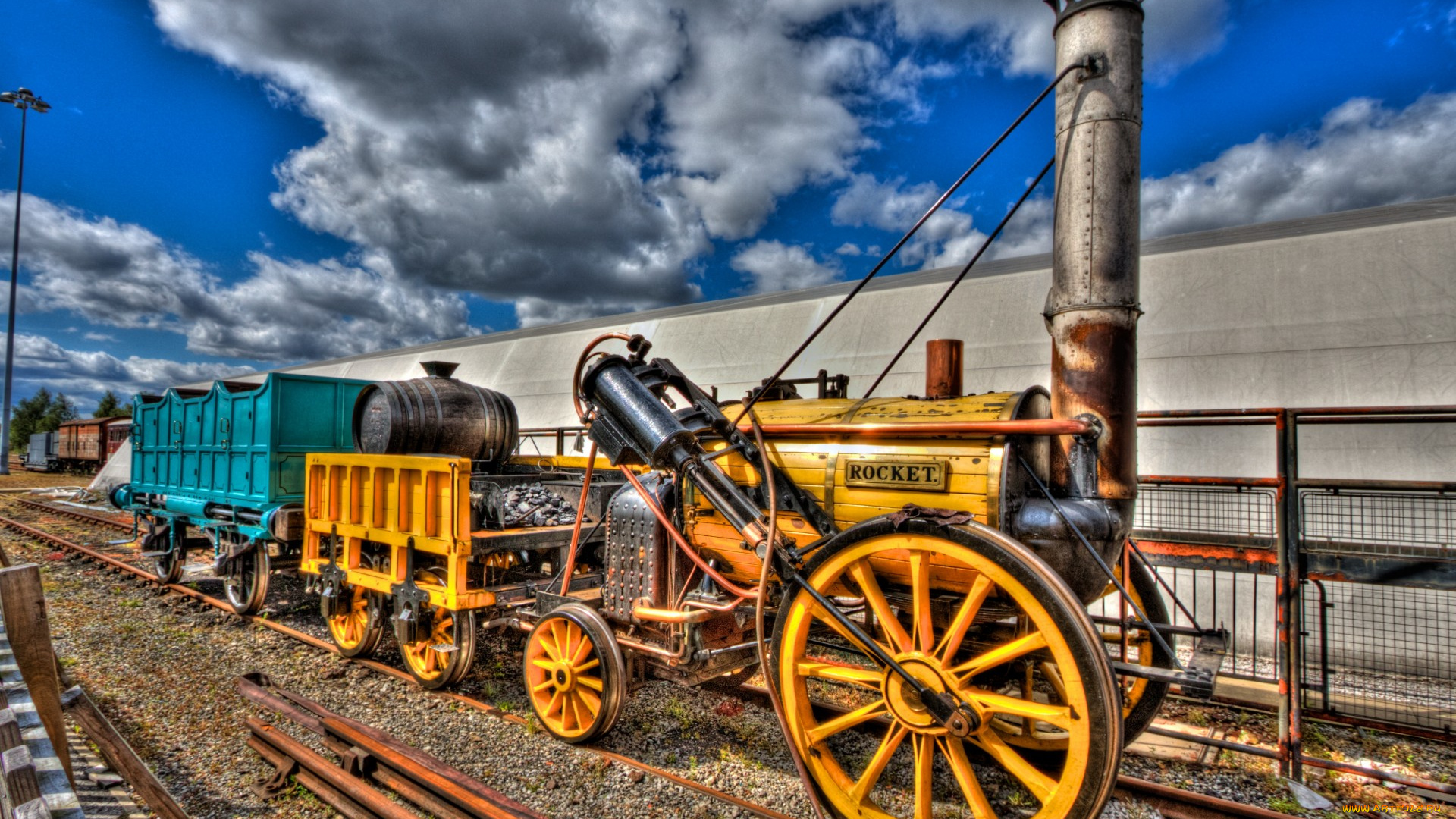 техника, паровозы, паровоз, рельсы, ретро