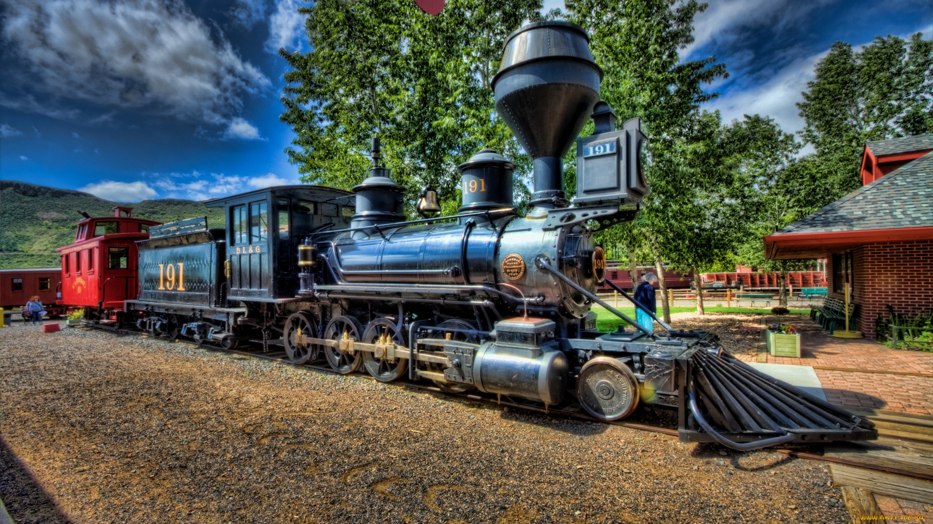 техника, паровозы, рельсы, паровоз