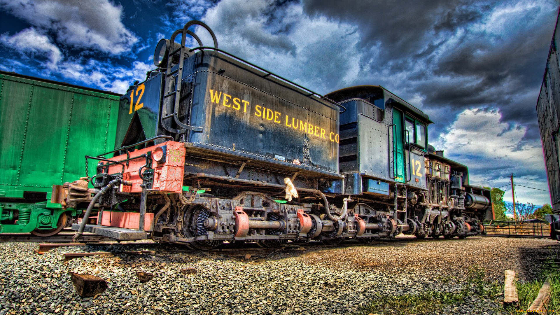 техника, паровозы, рельсы, паровоз