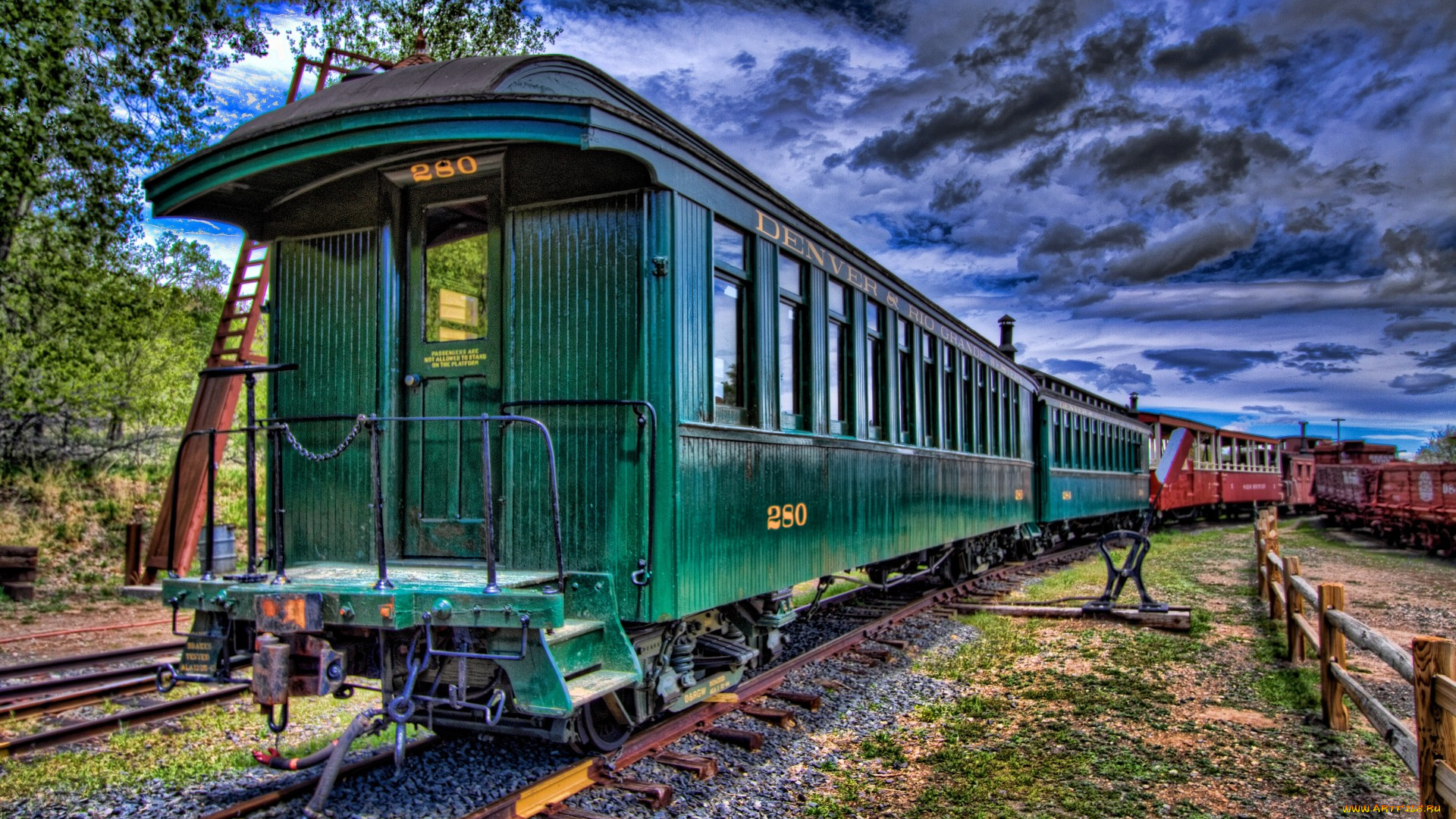 техника, вагоны, рельсы