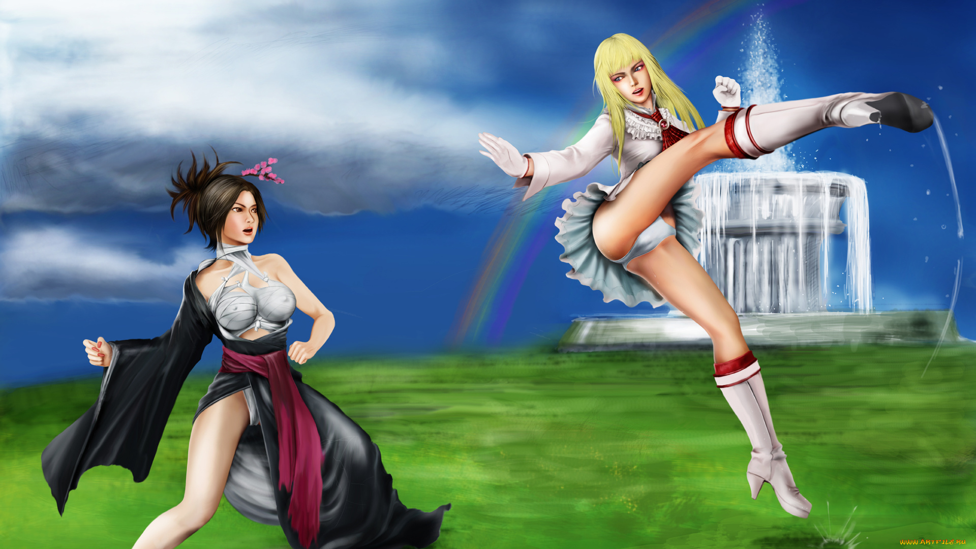 tekken, видео, игры, tekken, tag, tournament, сражение